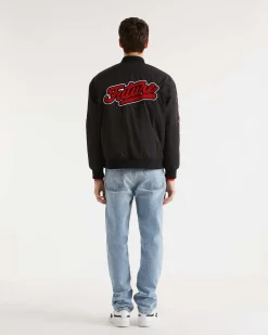 Sale FROM FUTURE Bomber Patch Noir