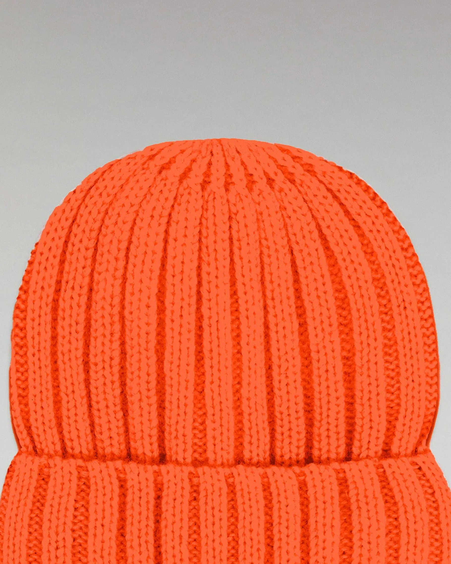 Best FROM FUTURE Bonnet A Revers A Cotes Disco Orange