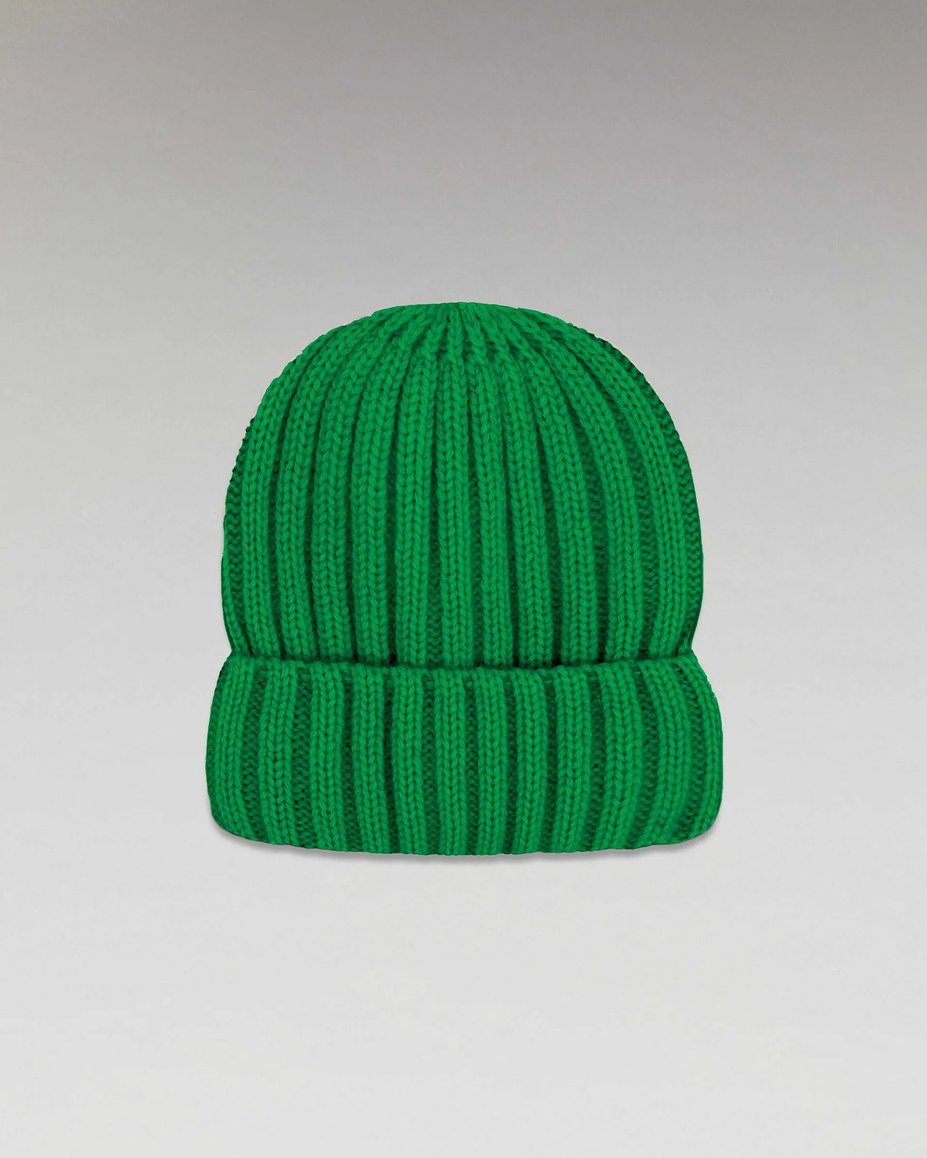 Online FROM FUTURE Bonnet A Revers A Cotes Winter Green