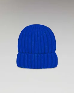 Online FROM FUTURE Bonnet A Revers A Cotes Pop Blue