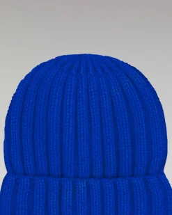 Online FROM FUTURE Bonnet A Revers A Cotes Pop Blue