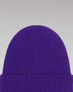 Clearance FROM FUTURE Bonnet A Revers A Petites Cotes Winter Purple