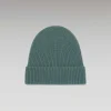 Clearance FROM FUTURE Bonnet A Revers A Petites Cotes Washed Green
