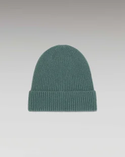 Clearance FROM FUTURE Bonnet A Revers A Petites Cotes Washed Green