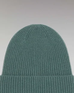 Clearance FROM FUTURE Bonnet A Revers A Petites Cotes Washed Green