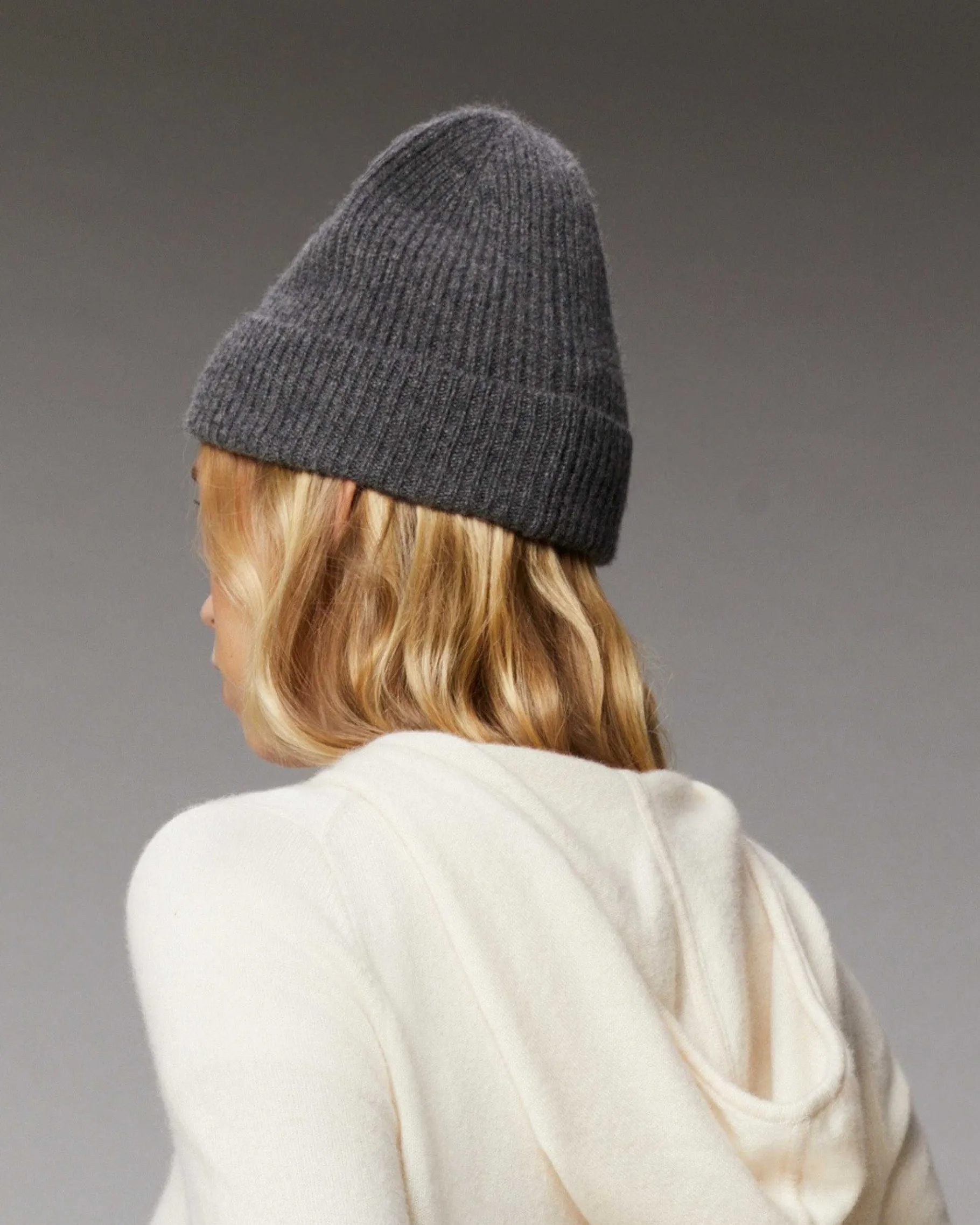 Best FROM FUTURE Bonnet A Revers A Petites Cotes Camel