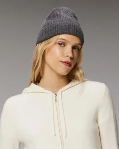 Best FROM FUTURE Bonnet A Revers A Petites Cotes Camel
