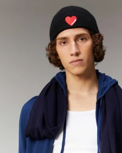 Sale FROM FUTURE Bonnet A Revers Coeur Ecru