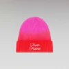 Outlet FROM FUTURE Bonnet A Revers Dip Dye Rouge Vif