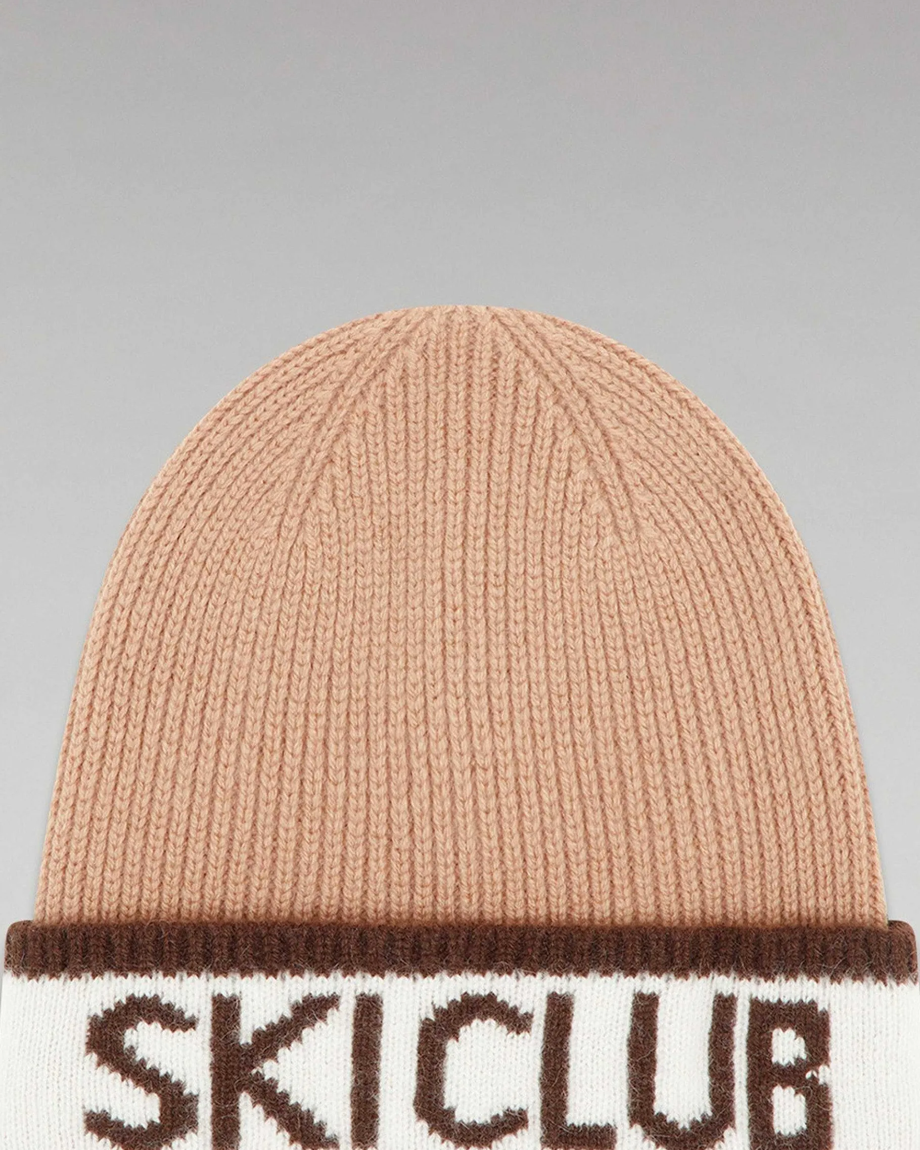 Sale FROM FUTURE Bonnet A Revers Ski Club Camel