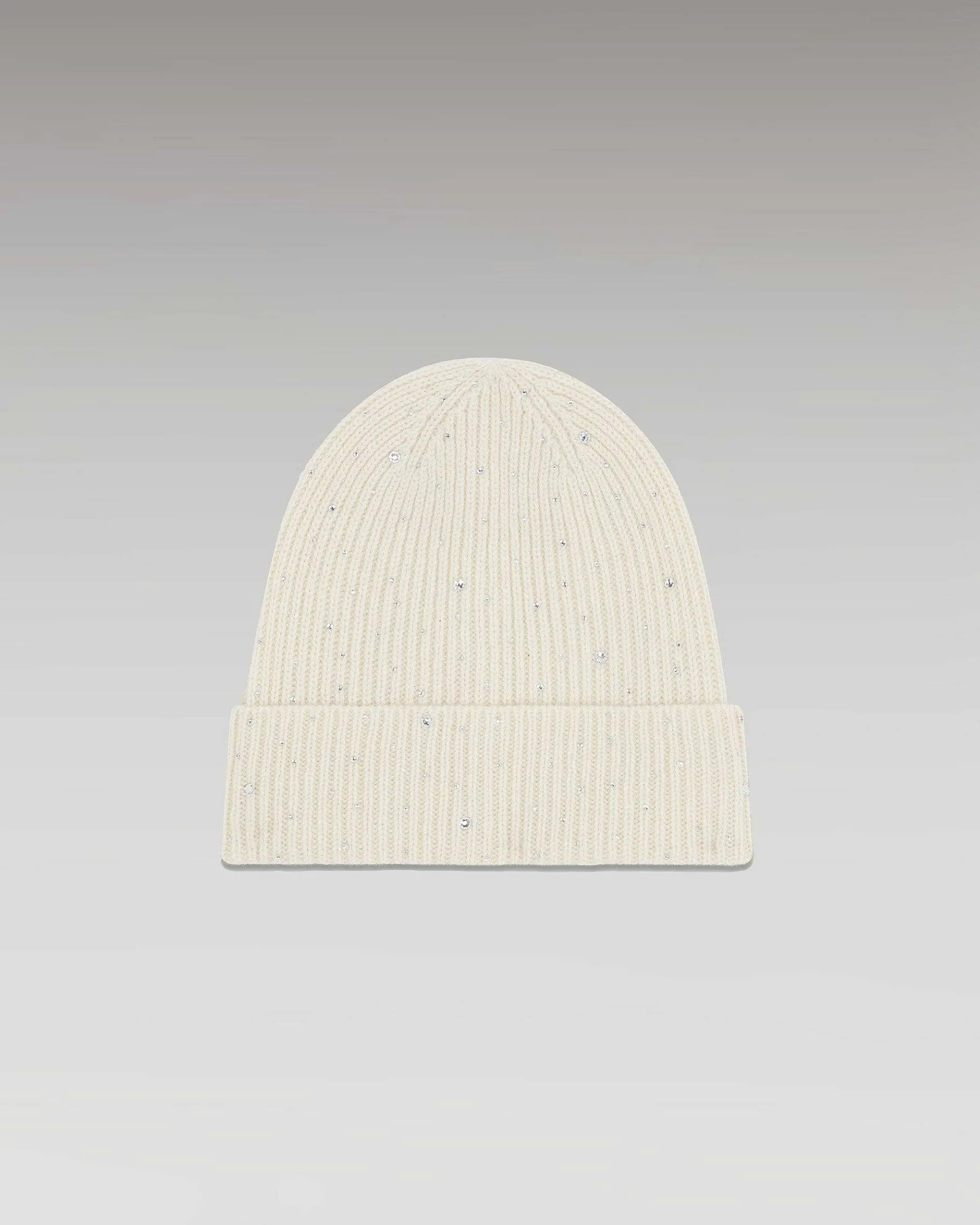 Online FROM FUTURE Bonnet A Revers Strass Ecru