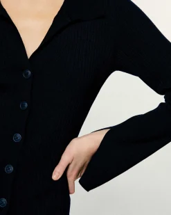 FROM FUTURE Cardigan Long Navy