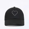 Clearance FROM FUTURE Casquette A Visiere Courbee Coeur Noir