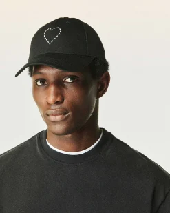 Online FROM FUTURE Casquette A Visiere Courbee Coeur Sable