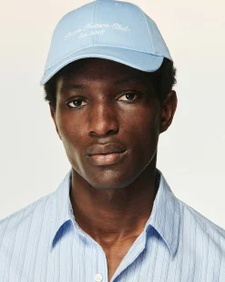 Clearance FROM FUTURE Casquette A Visiere Courbee Club Baby Blue