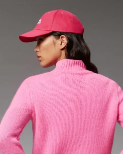 New FROM FUTURE Casquette A Visiere Courbee Logo Neon Pink