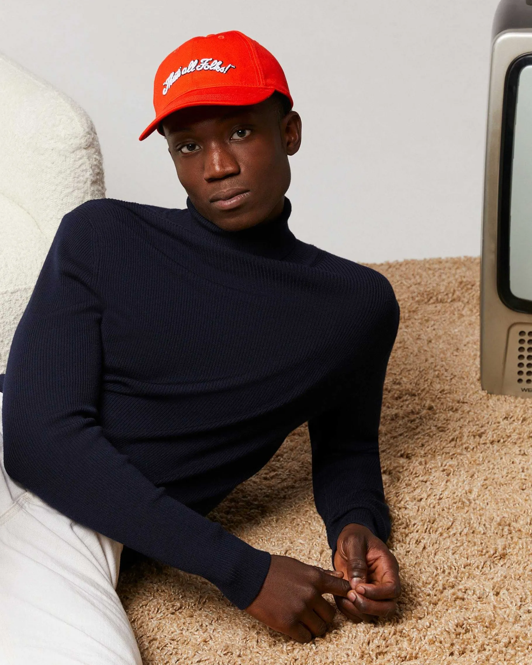 Best FROM FUTURE Casquette A Visiere Courbee That'S All Folks Orange