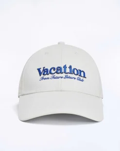 Sale FROM FUTURE Casquette A Visiere Courbee Vacation Blanc