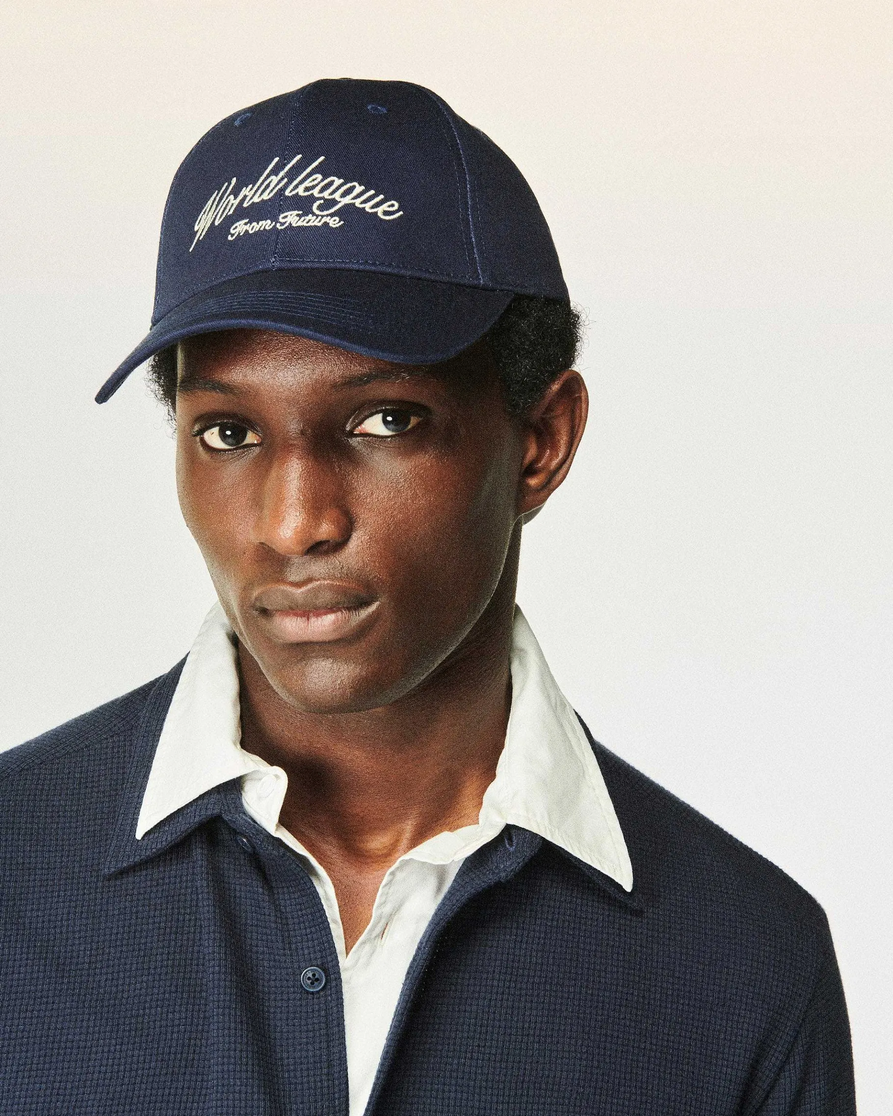 Best FROM FUTURE Casquette A Visiere Courbee World League Navy