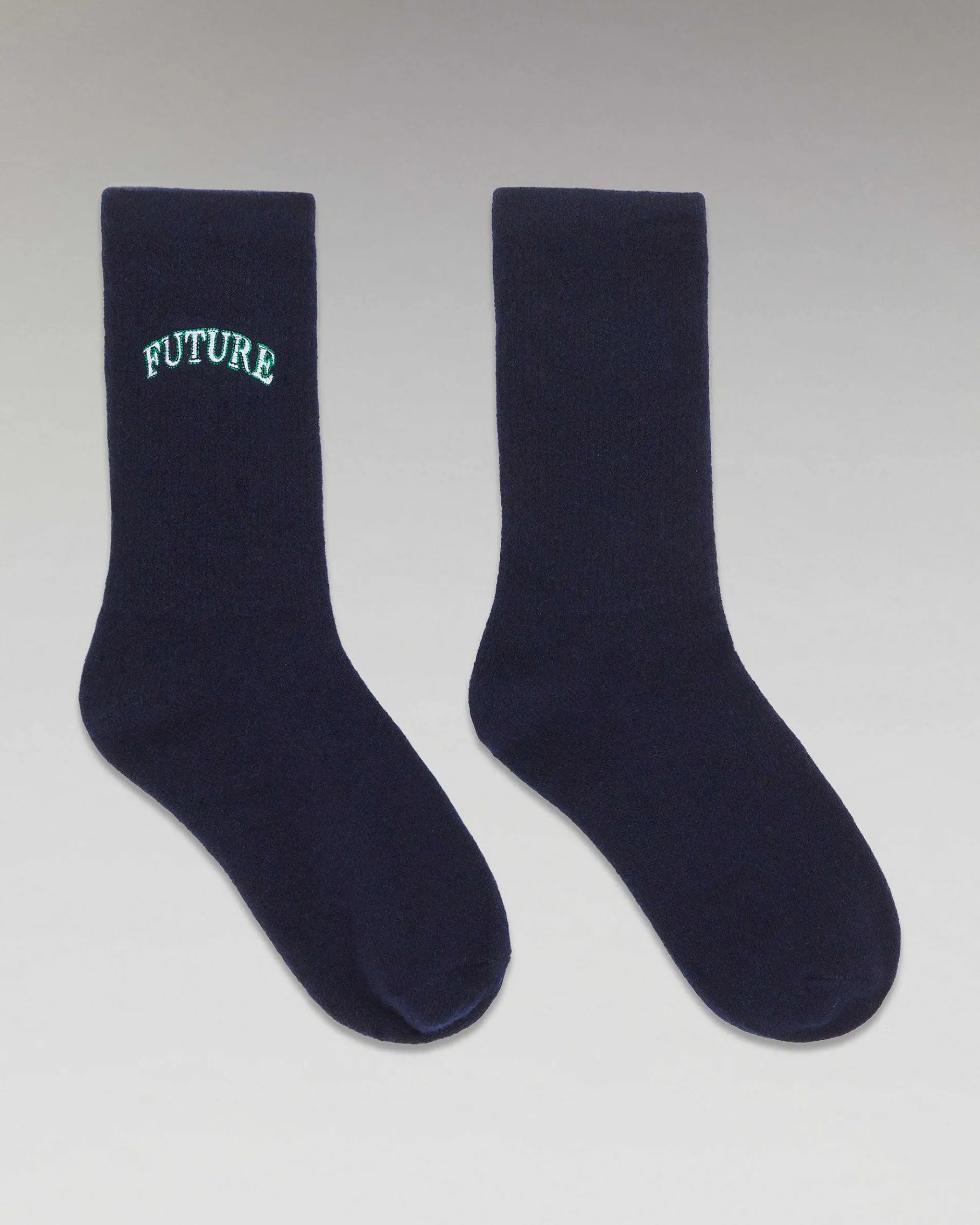 New FROM FUTURE Chaussettes Mi-Hautes College Navy