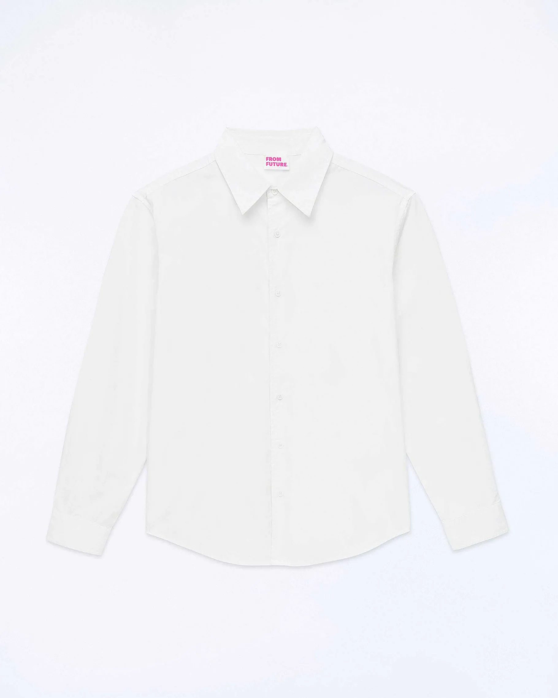 Best FROM FUTURE Chemise Manches Longues Blanc