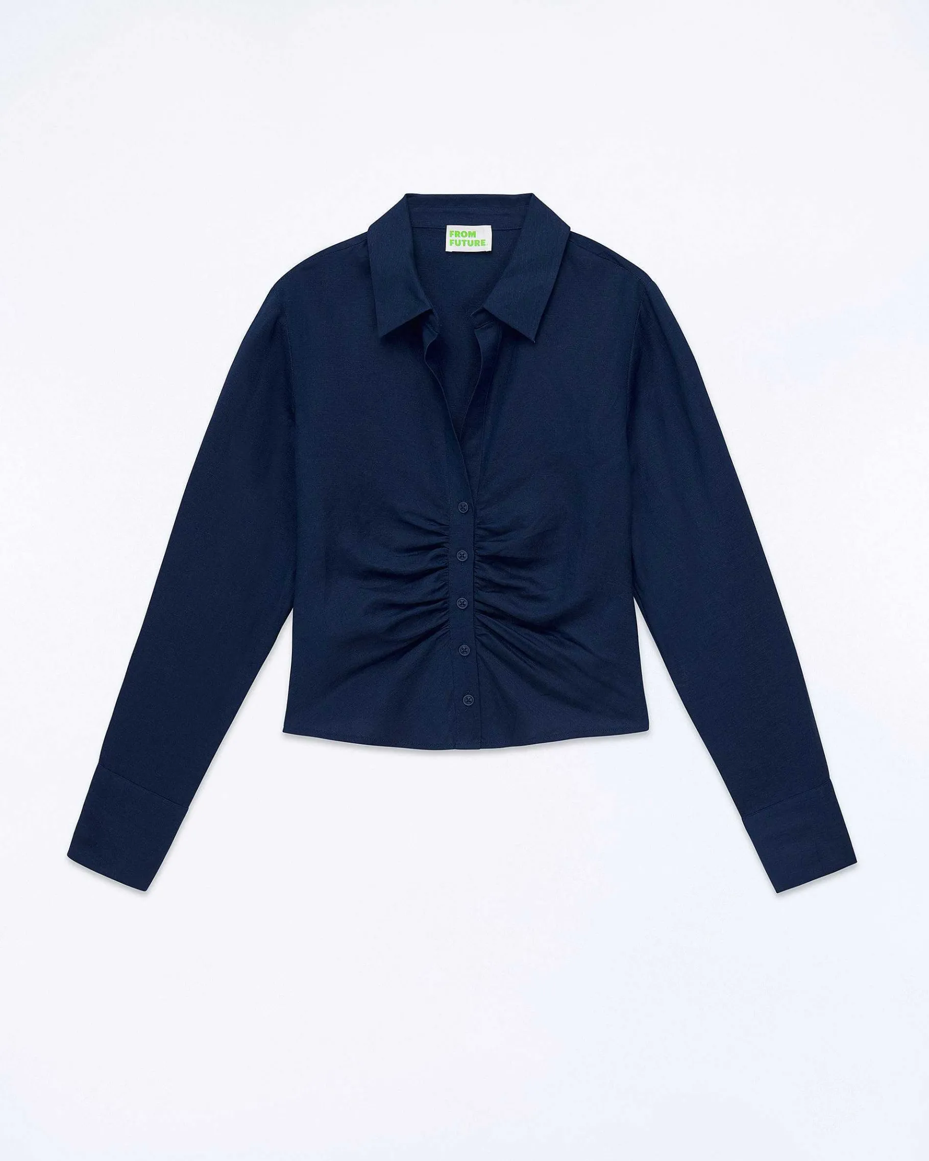 Outlet FROM FUTURE Chemise Manches Longues Navy