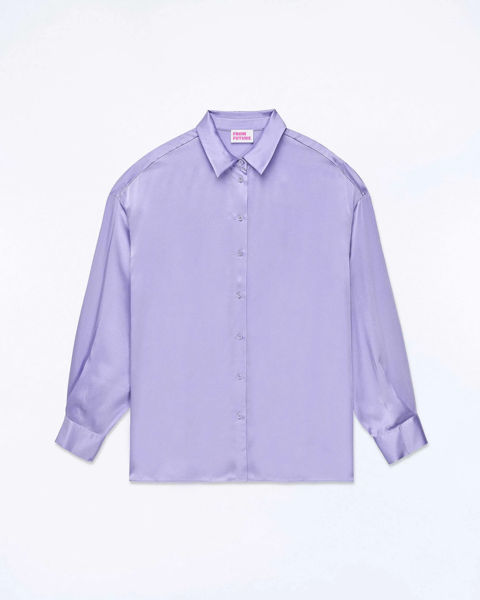 Sale FROM FUTURE Chemise Manches Longues Lilas