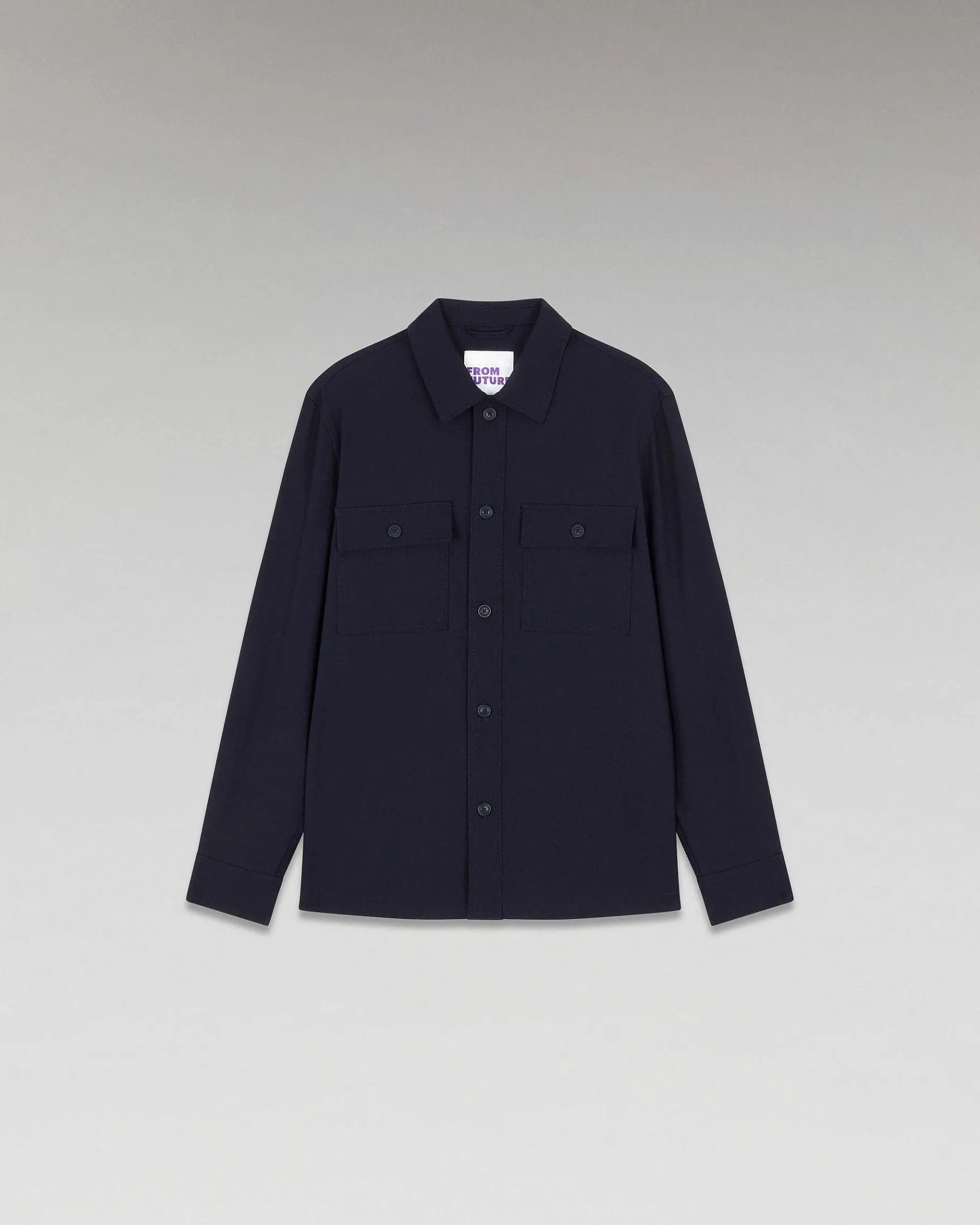 Online FROM FUTURE Chemise Regular Poches Navy