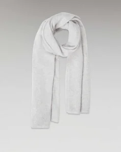Clearance FROM FUTURE Echarpe Large Leger Gris Chine Clair