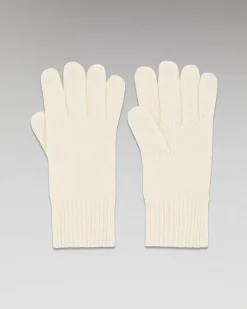 Best FROM FUTURE Gants Regular Basique Ecru