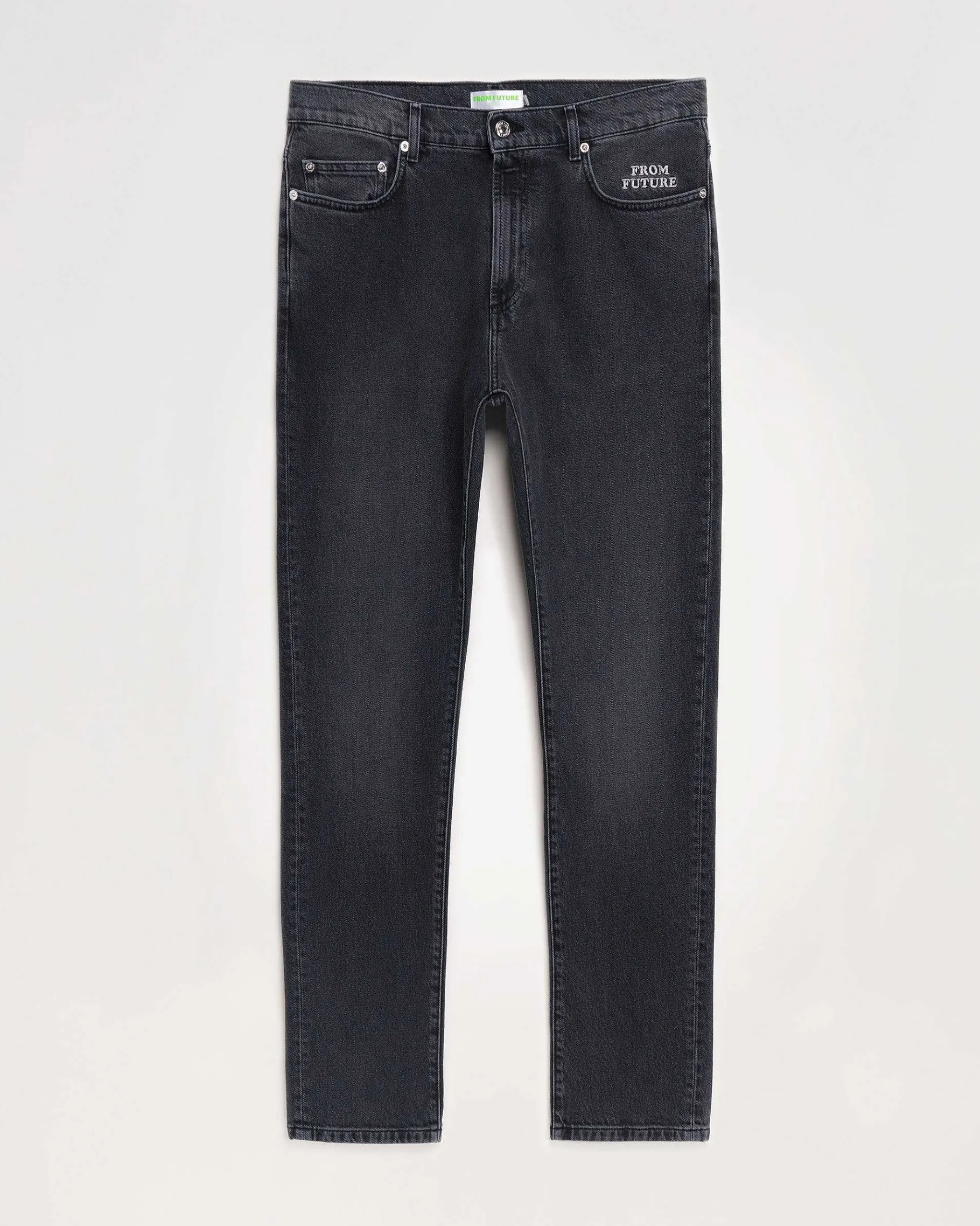 Hot FROM FUTURE Jacob Jean Slim Fit Washed Black