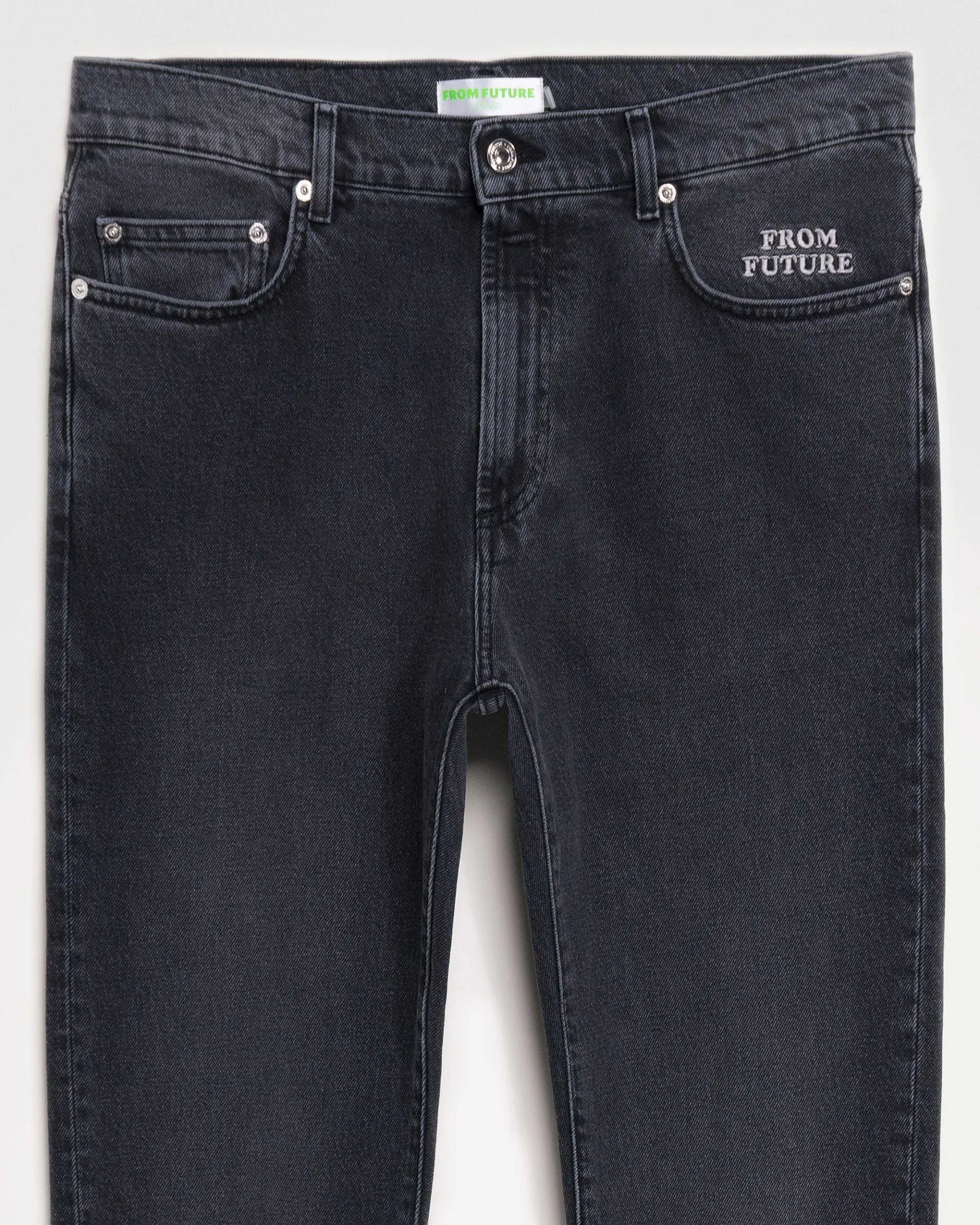 Hot FROM FUTURE Jacob Jean Slim Fit Washed Black