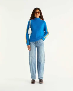 Online FROM FUTURE Jamie Jean Droit Light Blue