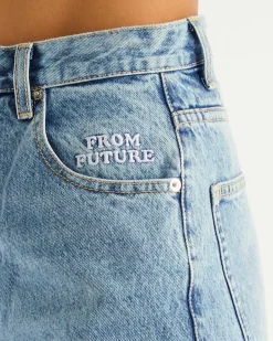 Online FROM FUTURE Jamie Jean Droit Light Blue