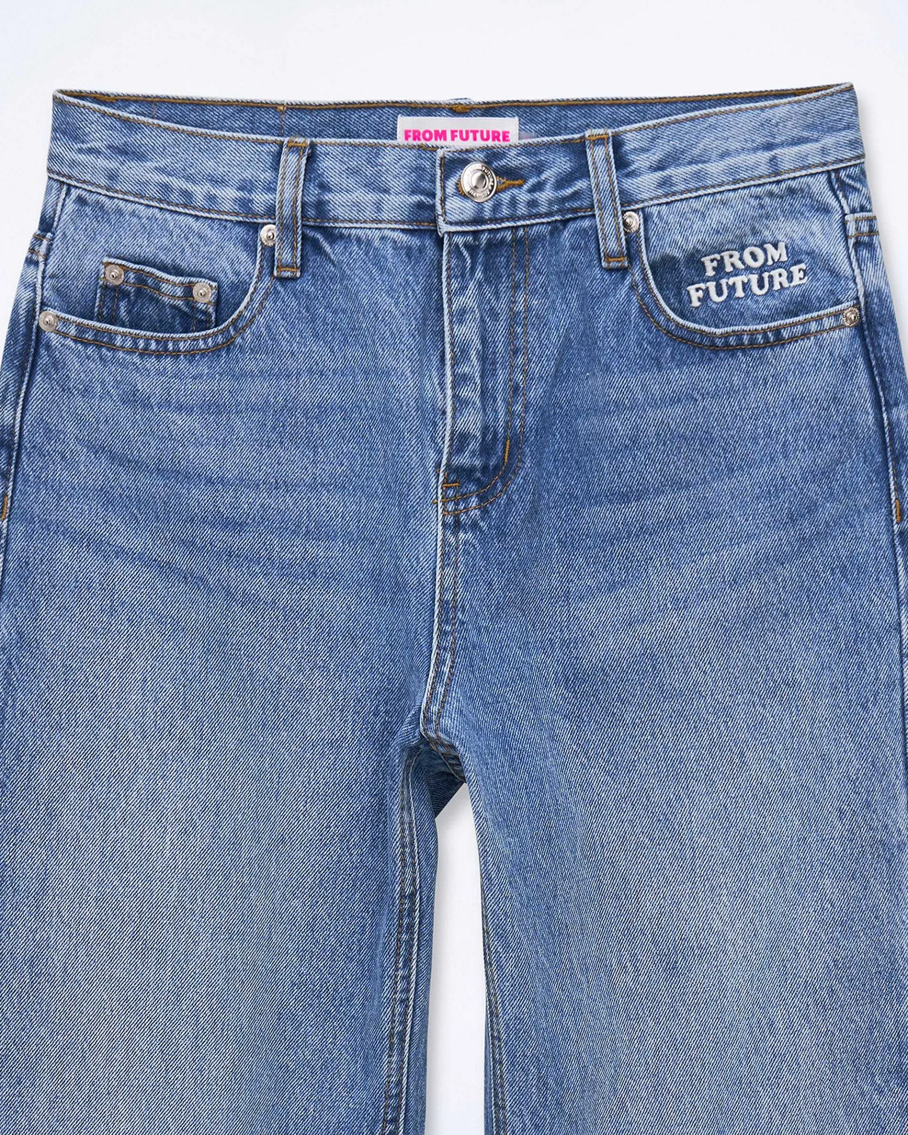 Best FROM FUTURE Jean Jackie Medium Blue