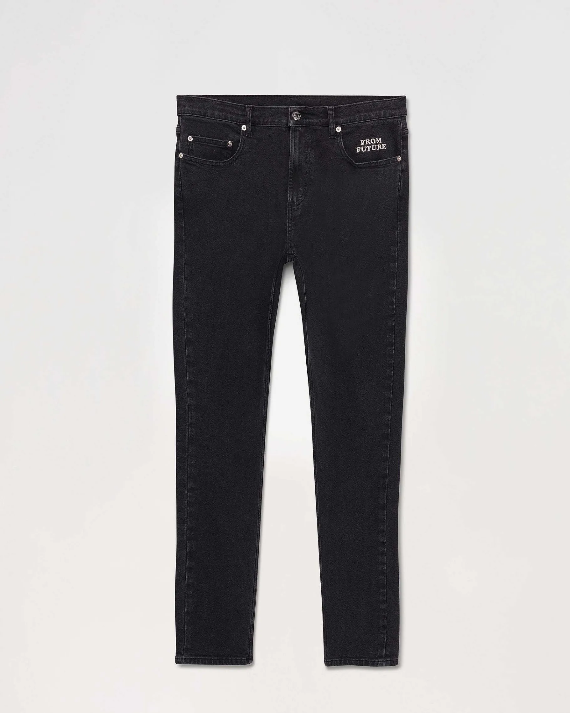 Best FROM FUTURE Jean Skinny John Washed Black