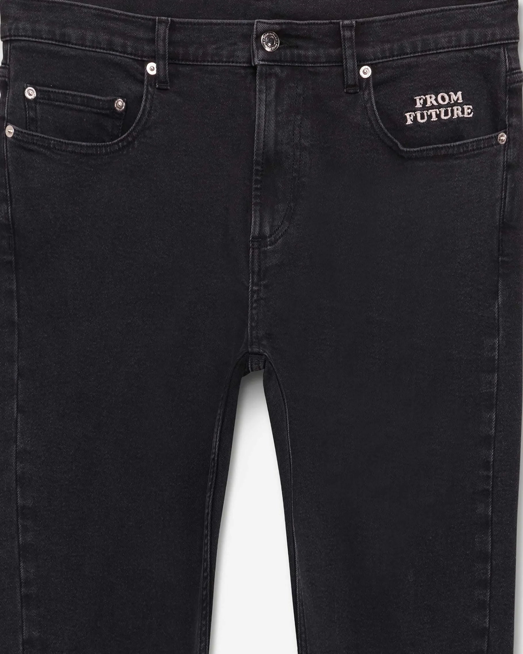 Best FROM FUTURE Jean Skinny John Washed Black