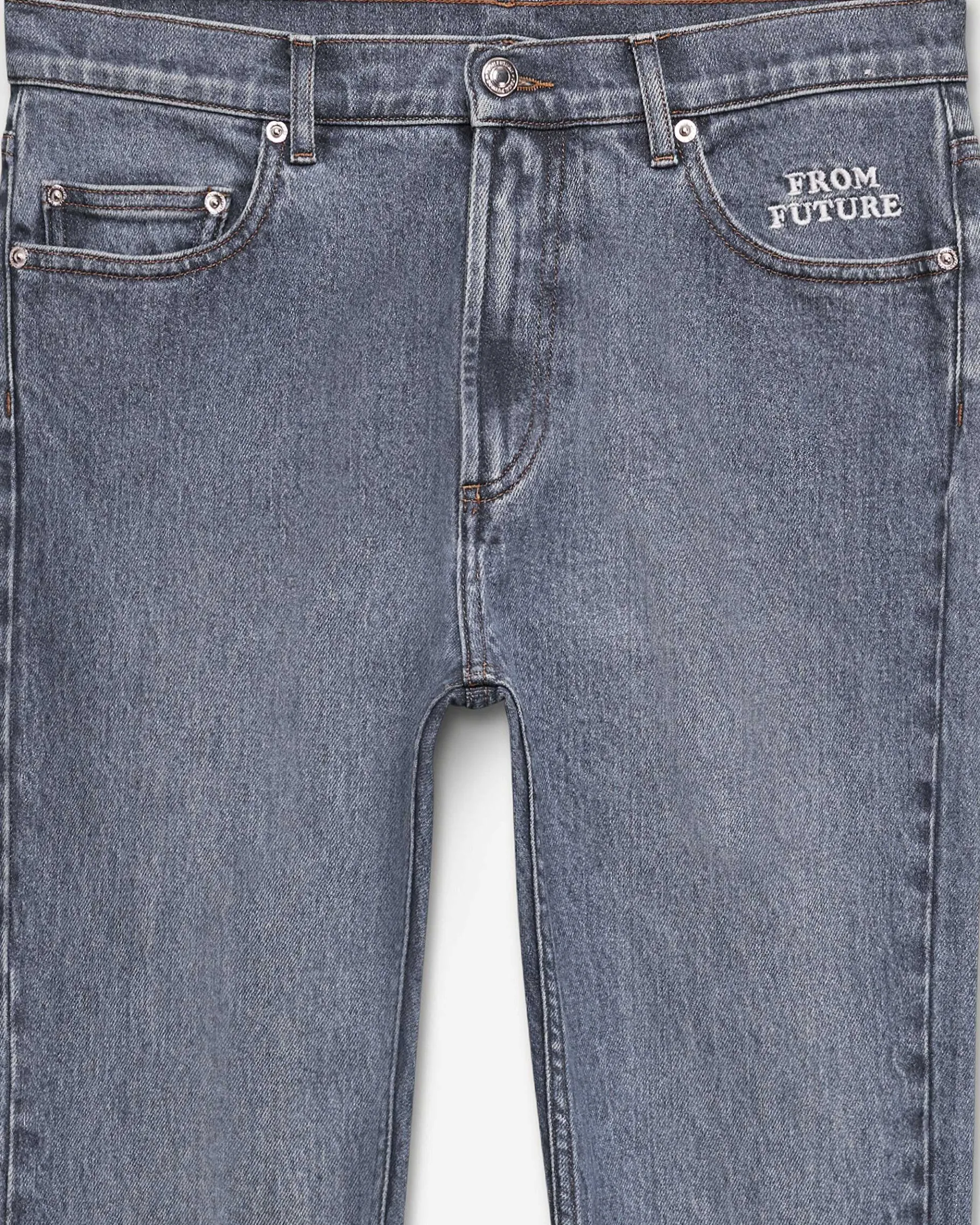 New FROM FUTURE Jean Skinny John Bleu Fonce