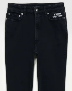 Sale FROM FUTURE Joe Jean Bootcut Fente Noir