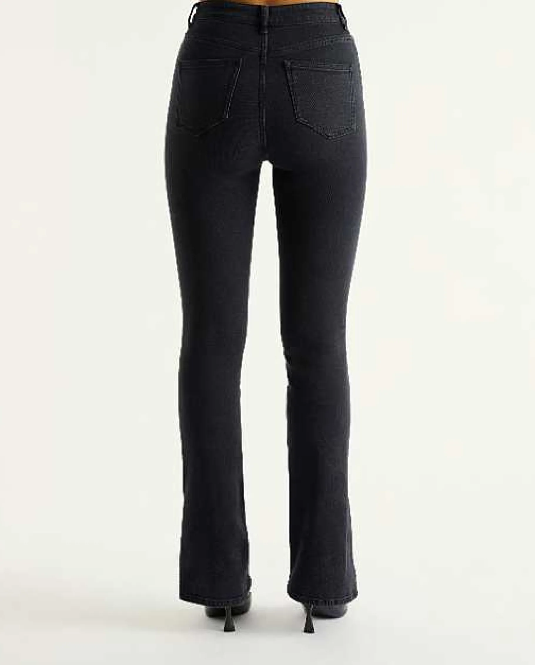 Sale FROM FUTURE Joe Jean Bootcut Fente Noir