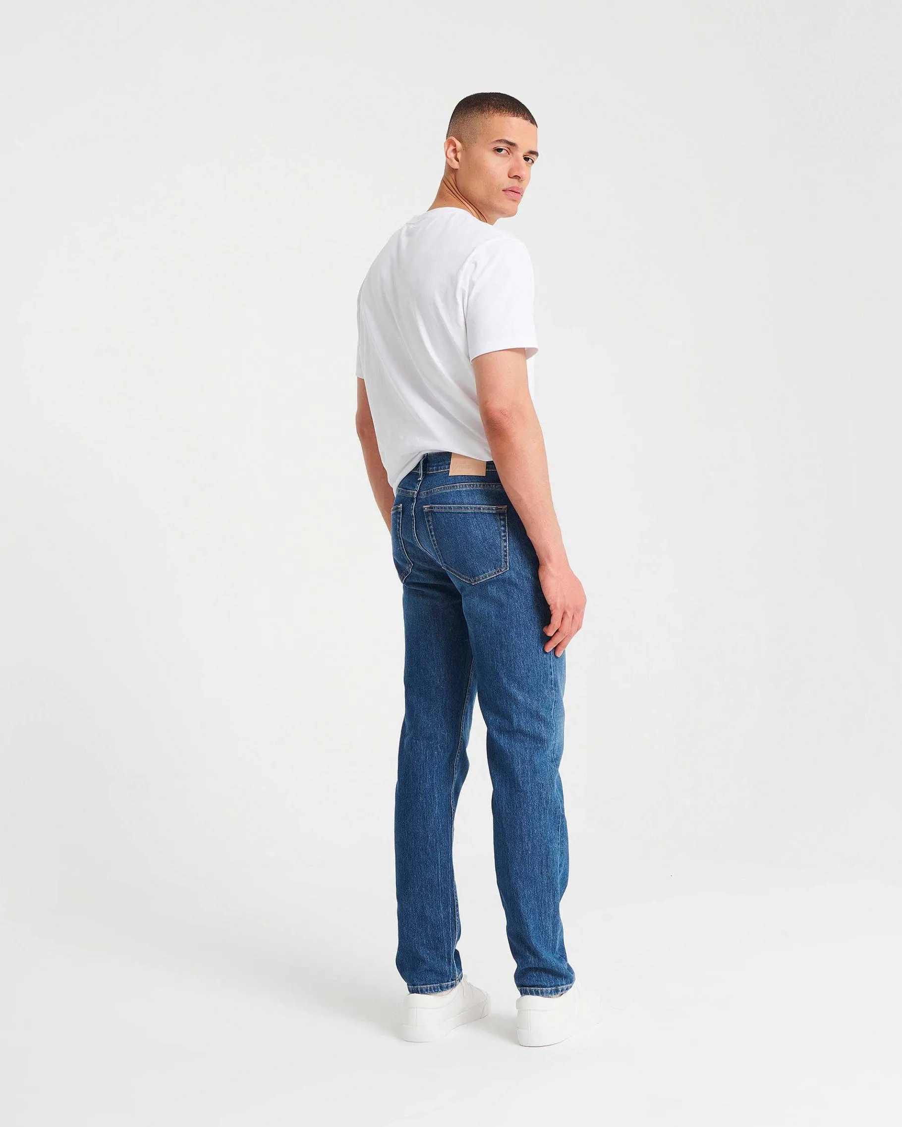 FROM FUTURE Joey Jean Coupe Droite Bleu Indigo