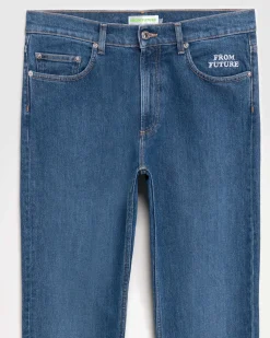 FROM FUTURE Joey Jean Coupe Droite Bleu Indigo