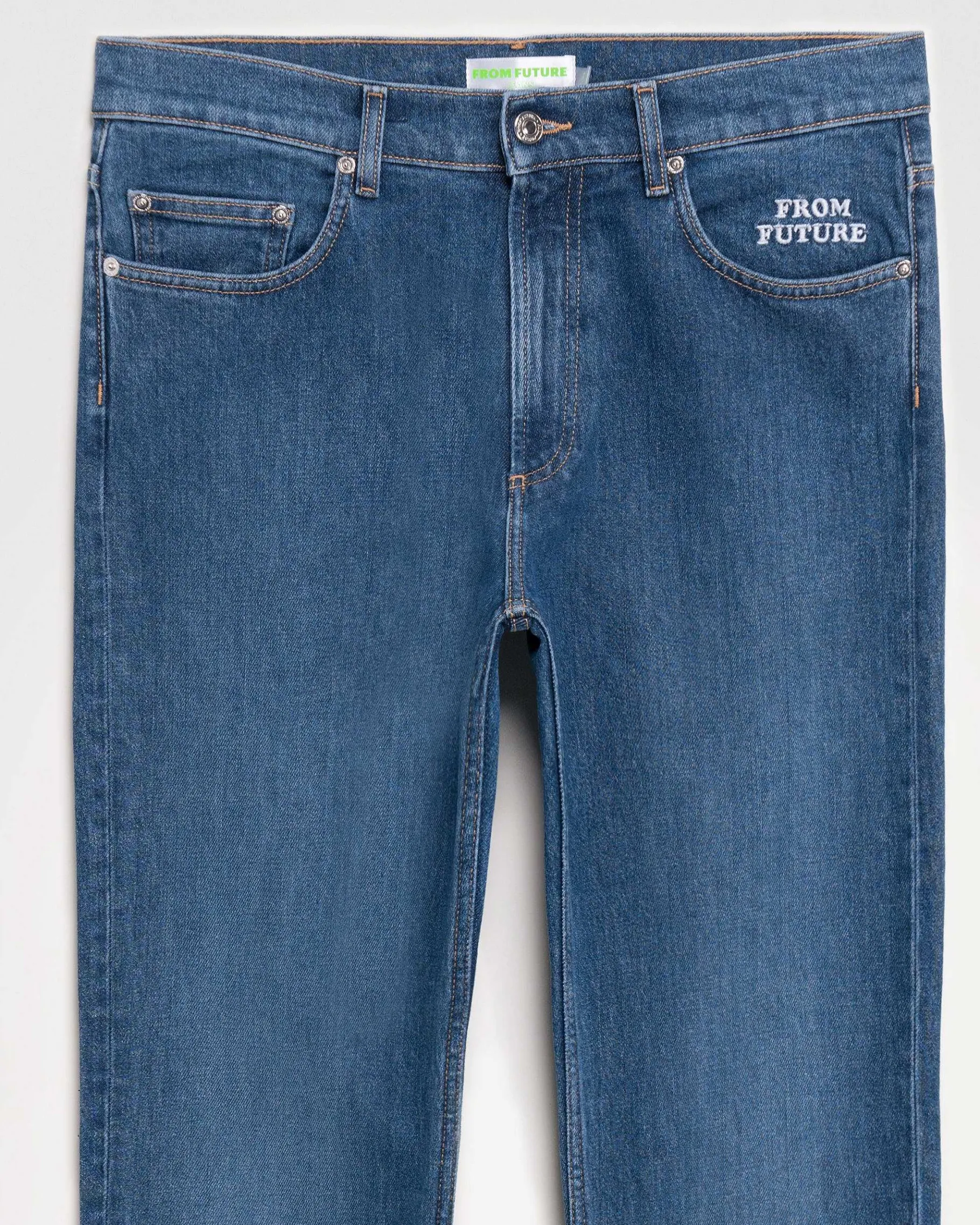 FROM FUTURE Joey Jean Coupe Droite Bleu Indigo