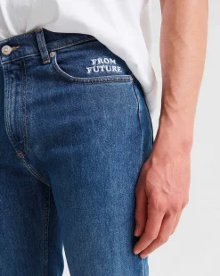 FROM FUTURE Joey Jean Coupe Droite Bleu Indigo