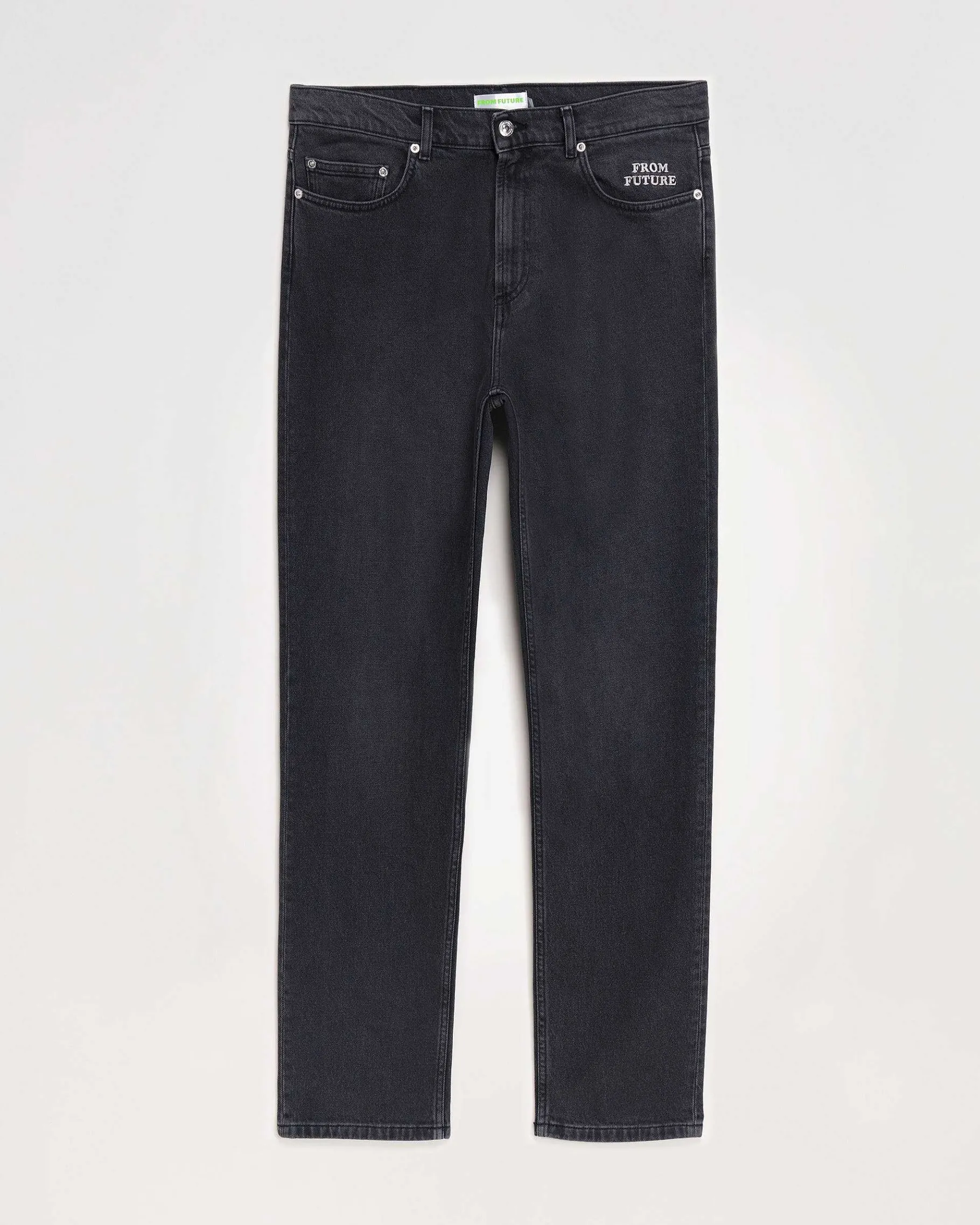 Online FROM FUTURE Joey Jean Coupe Droite Washed Black