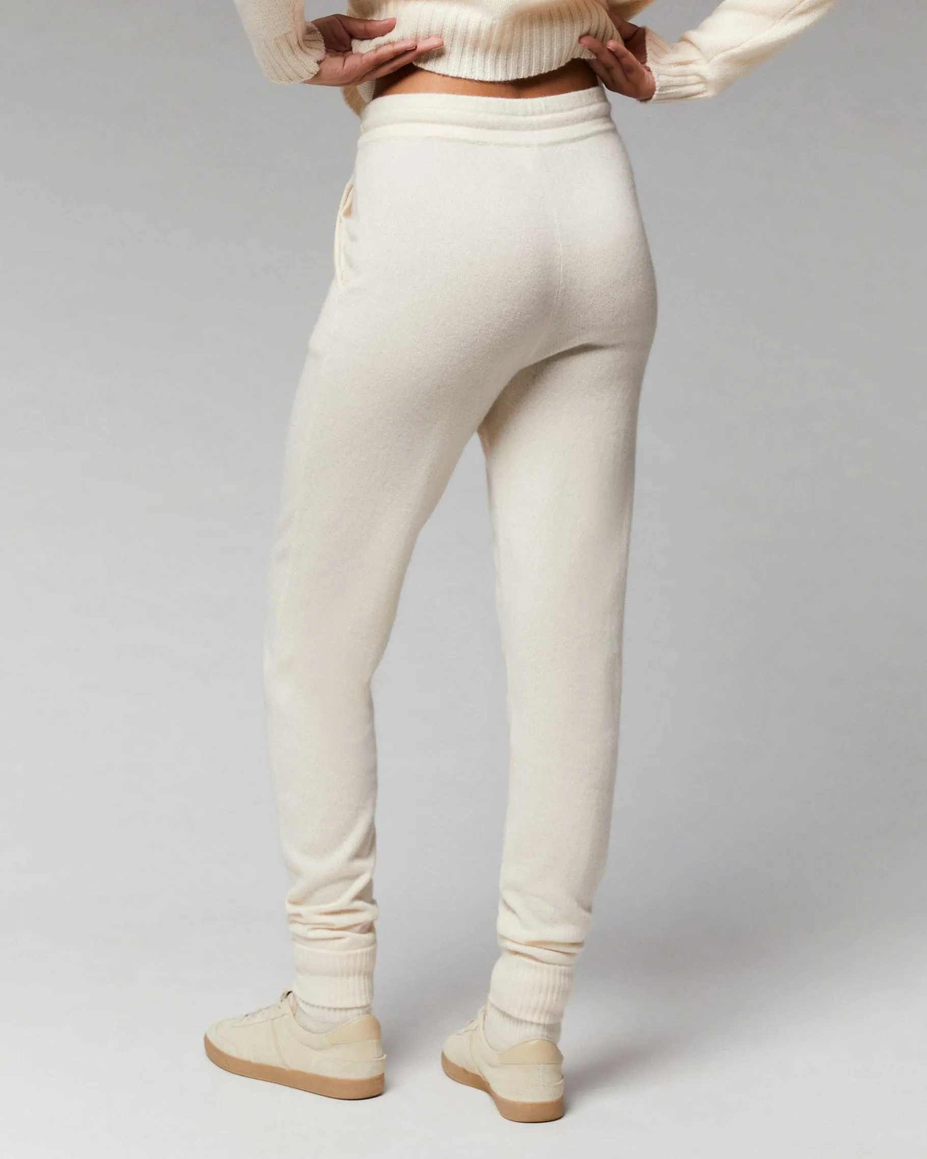 Clearance FROM FUTURE Jogging Droit Basique Ecru