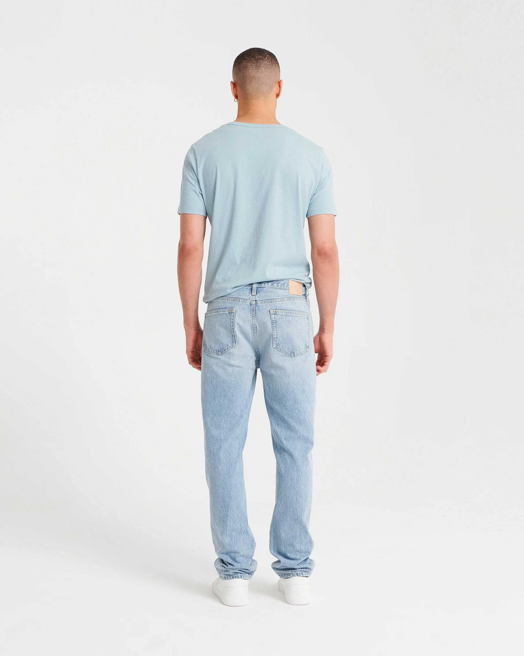 Outlet FROM FUTURE Josh Jean Coupe Baggy Light Blue