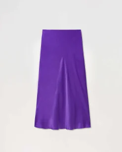 Clearance FROM FUTURE Jupe Mi Longue Gina Violet Fluo