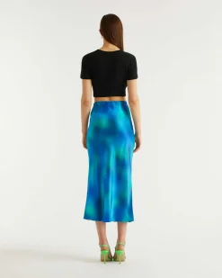 Hot FROM FUTURE Jupe Mi Longue Vicky Dreamy Blue