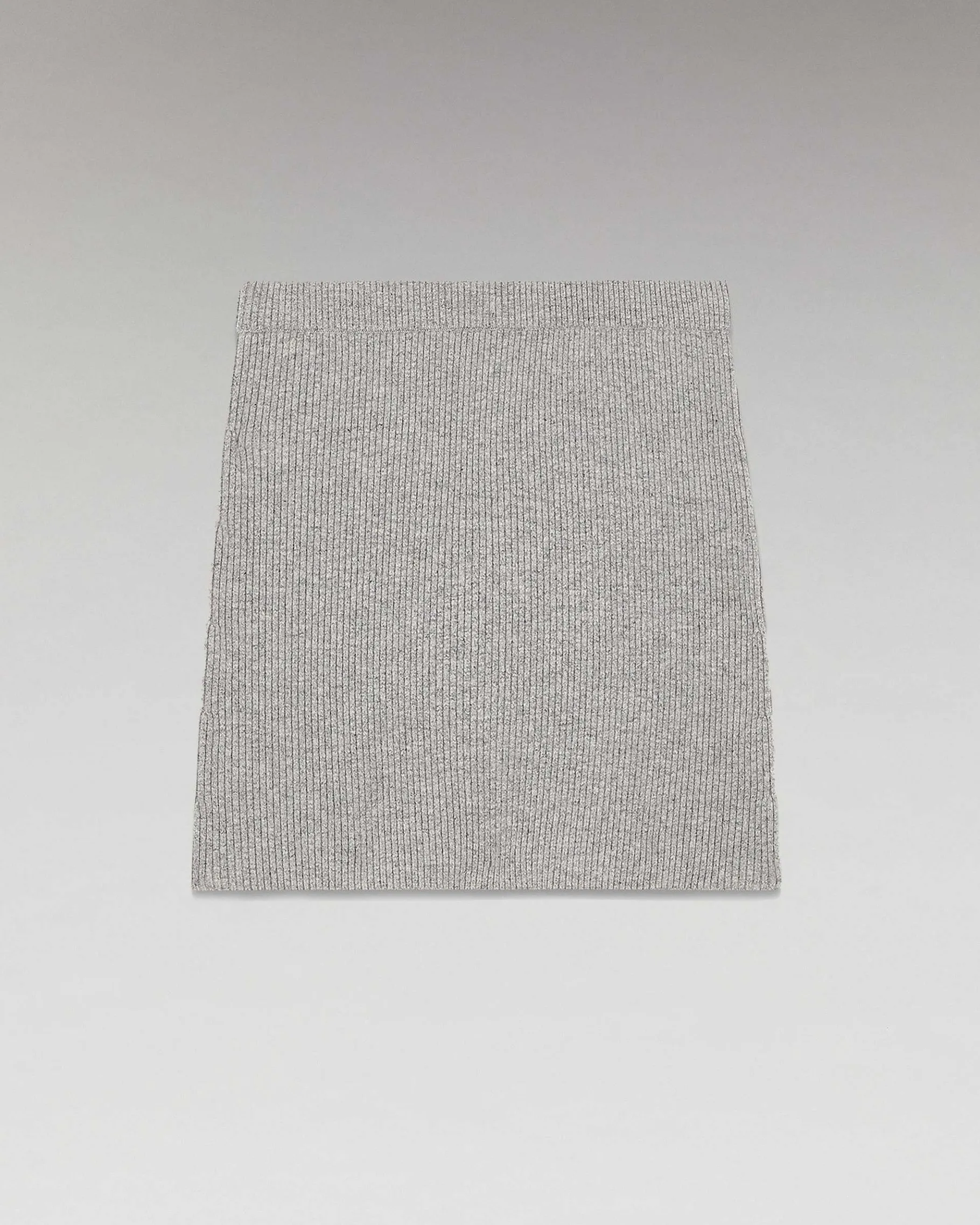 Best FROM FUTURE Jupe Mini A Cotes Gris Chine Fonce